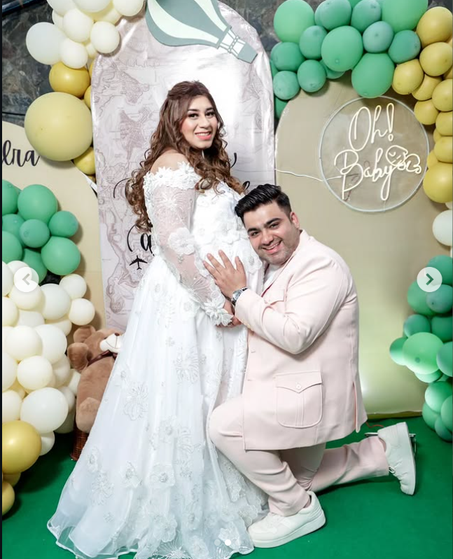 Baby shower ceremony